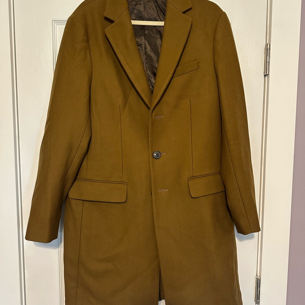 Banana Republic Brown Camel Overcoat Men’s M